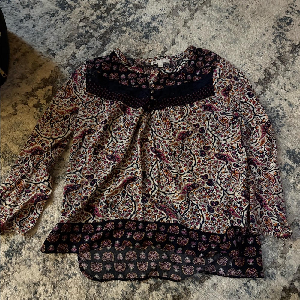 DR2 Multicolor Paisley Blouse